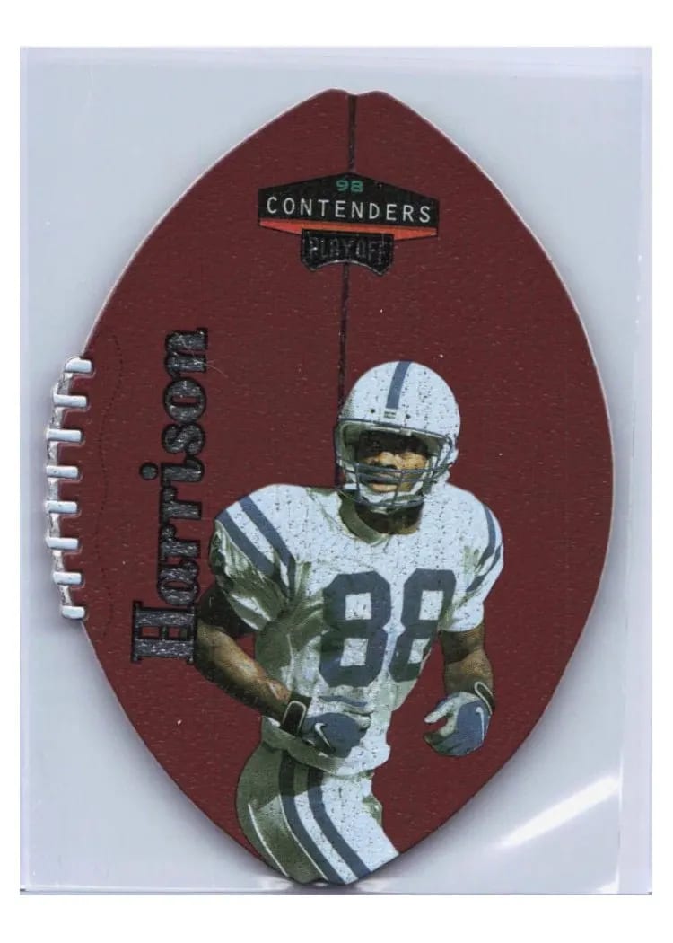 1998 Playoff Contenders Leather Marvin Harrison #36 card