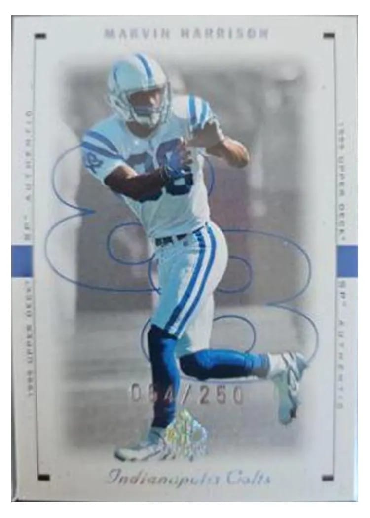 1999 SP Authentic Marvin Harrison #37 card