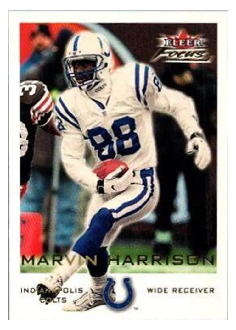 2000 Fleer Focus Marvin Harrison #49 card