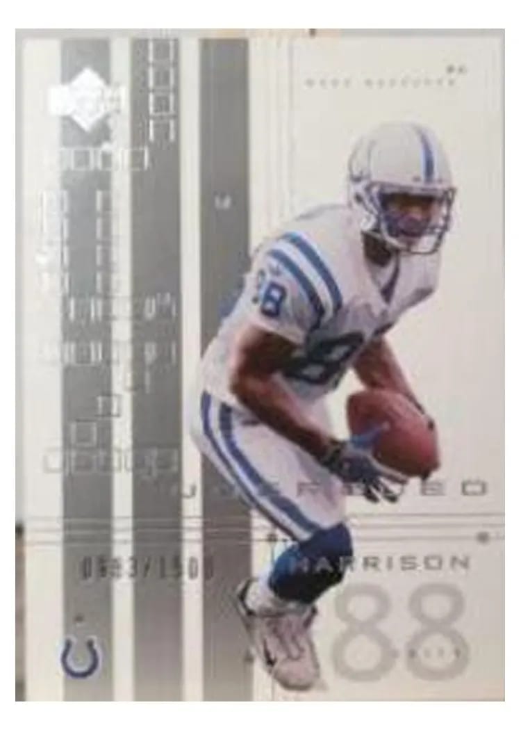 2000 Upper Deck Graded Marvin Harrison #35 card