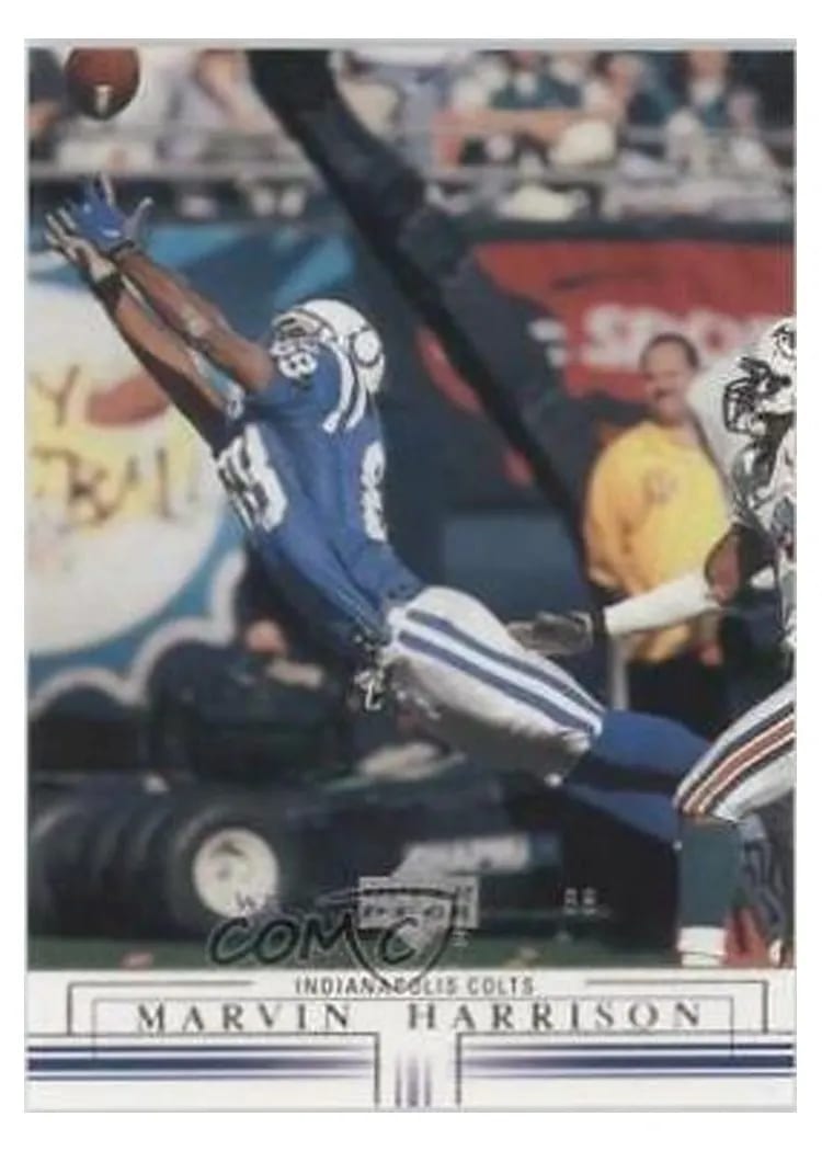 2001 Upper Deck Marvin Harrison #70 card
