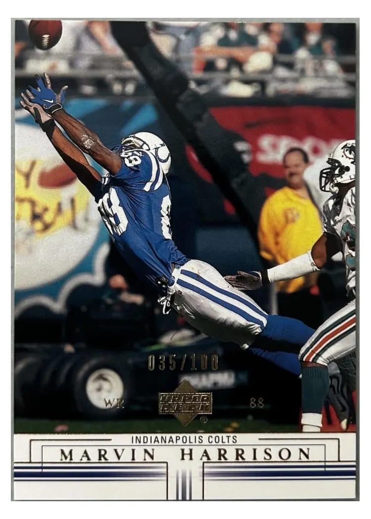 2001 Upper Deck Marvin Harrison #70 card
