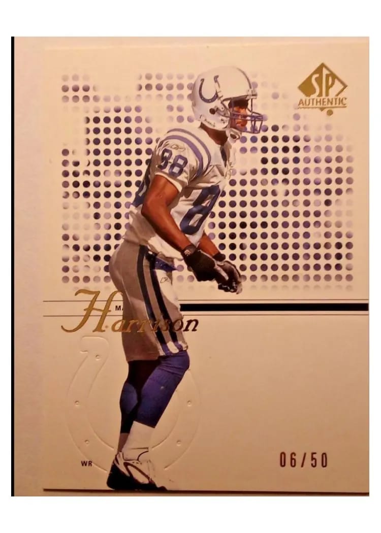 2002 SP Authentic Marvin Harrison #65 card