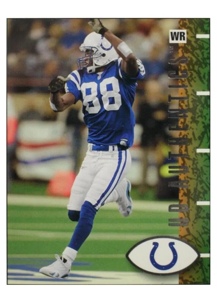 2002 Upper Deck Authentics Marvin Harrison #37 card