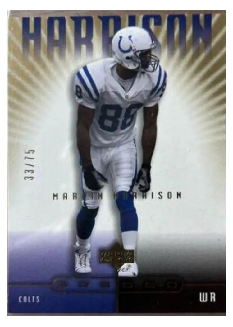2002 Upper Deck Graded Marvin Harrison #39 card