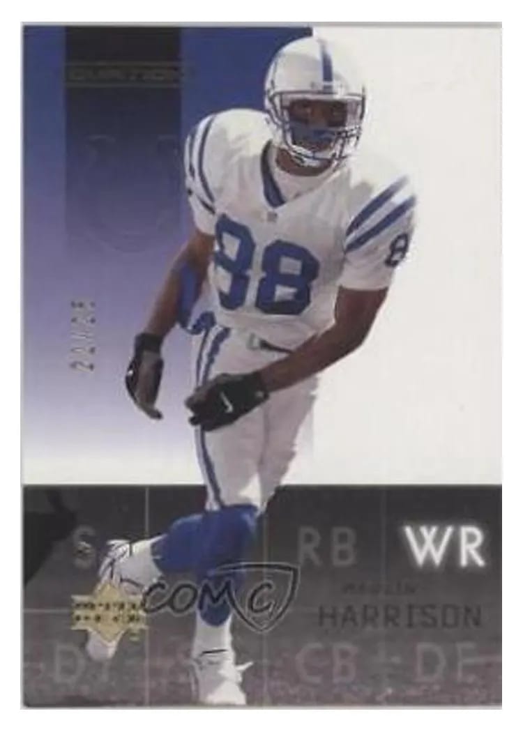 2002 Upper Deck Ovation Marvin Harrison Gold #36 card