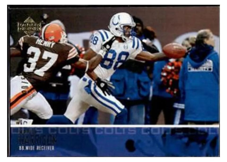 2003 Upper Deck Marvin Harrison #50 card