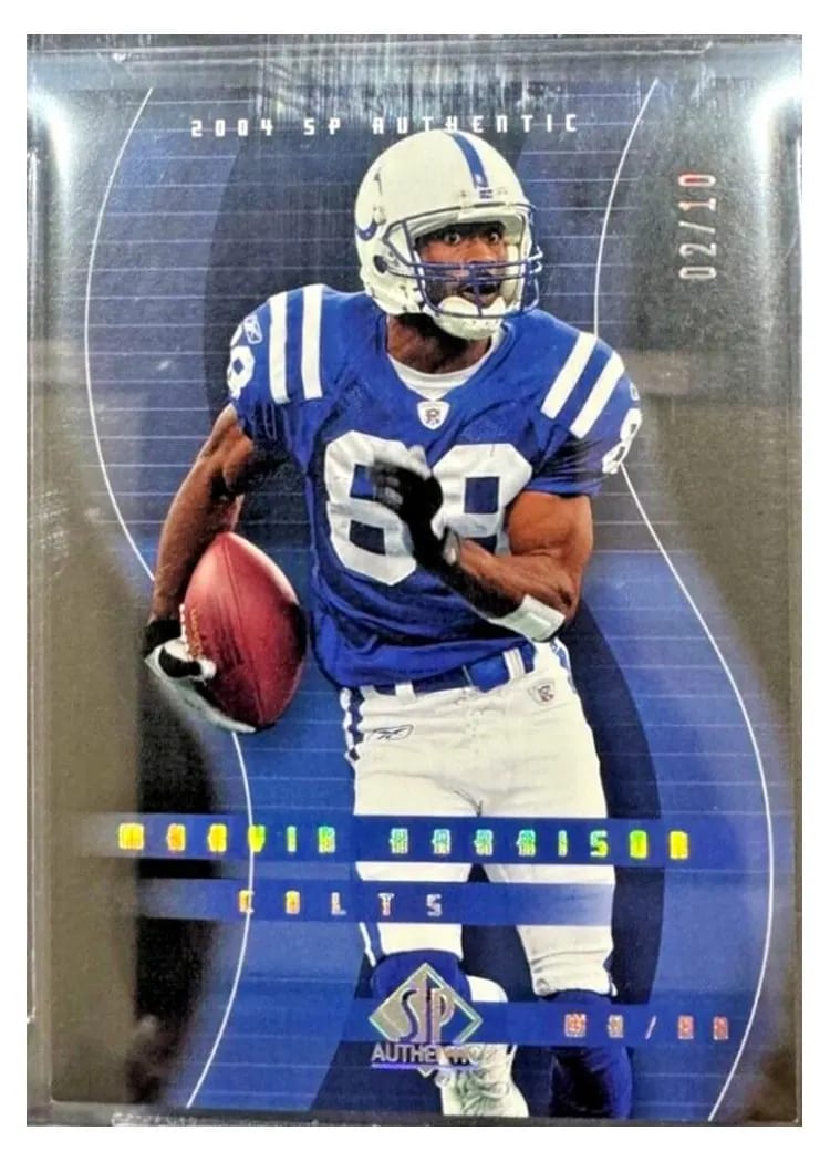 2004 SP Authentic Marvin Harrison #37 card