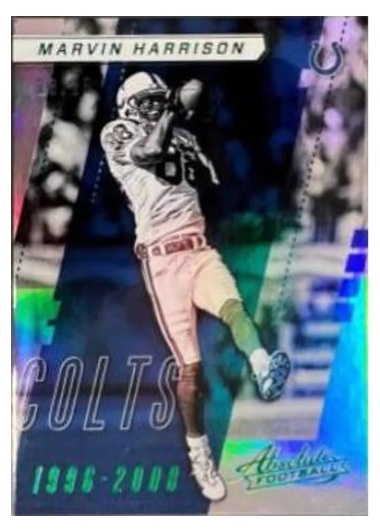2017 Panini Absolute Marvin Harrison Spectrum Green #111 card