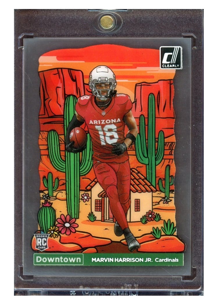 2024 Clearly Donruss Downtown Marvin Harrison Jr. #12 card