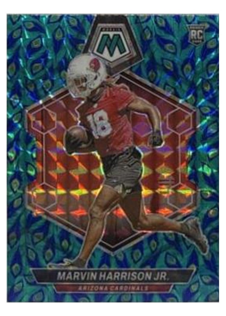 2024 Panini Mosaic Base Set Marvin Harrison Jr. Peacock Choice #304 card