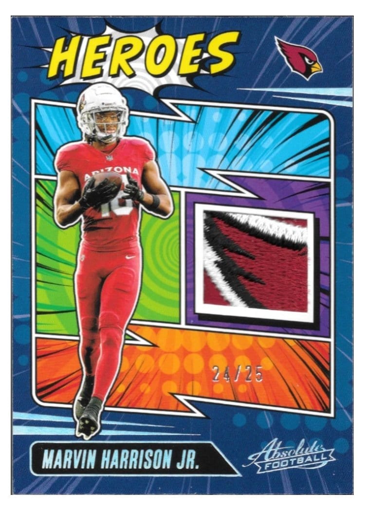 2025 Panini Absolute Absolute Heroes Memorabilia Marvin Harrison Jr. #AHM-MHN card
