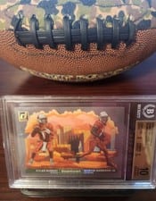 2024 Clearly Donruss Downtown Duos Marvin Harrison Jr. / Kyler Murray #15 card