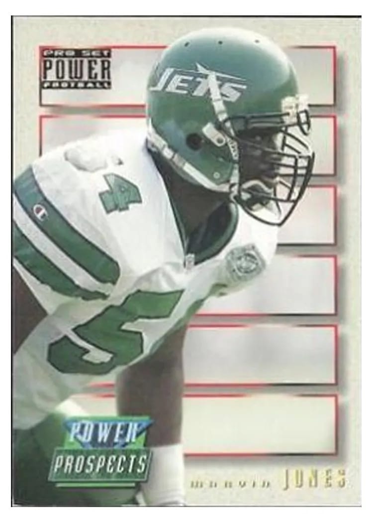 1993 Pro Set Power Update Prospects Marvin Jones #PP30 card