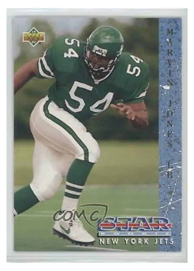 1993 Upper Deck Marvin Jones #5 card