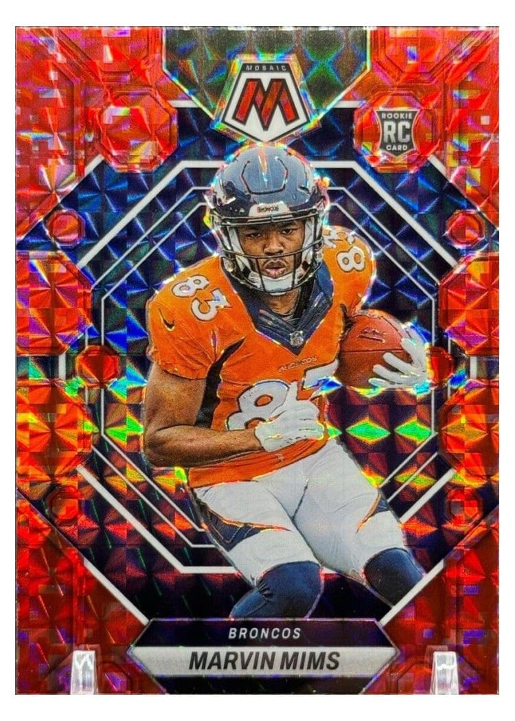 2023 Panini Mosaic Base Set Marvin Mims #346 card