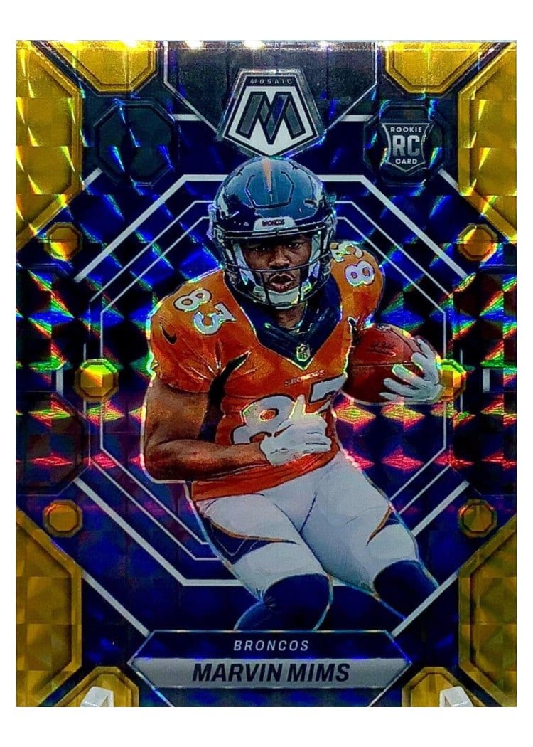 2023 Panini Mosaic Base Set Marvin Mims #346 card