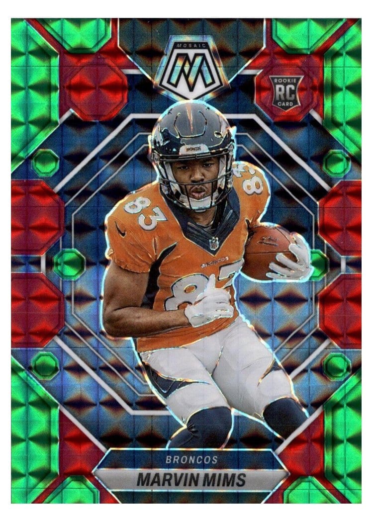 2023 Panini Mosaic Base Set Marvin Mims #346 card