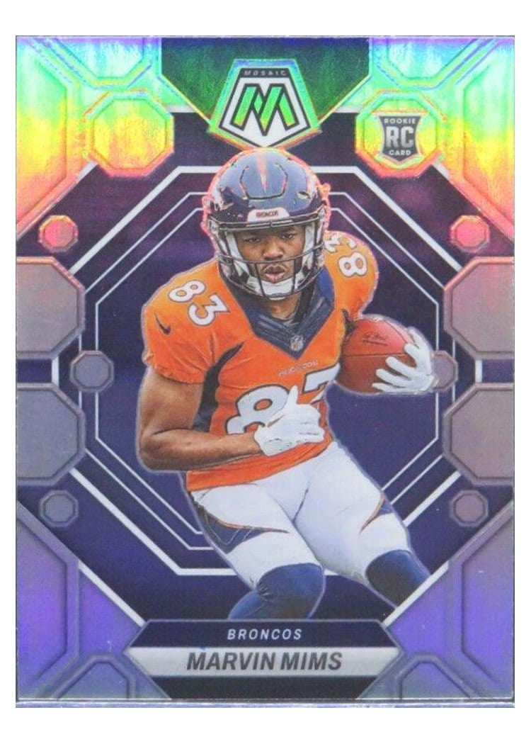2023 Panini Mosaic Base Set Marvin Mims #346 card