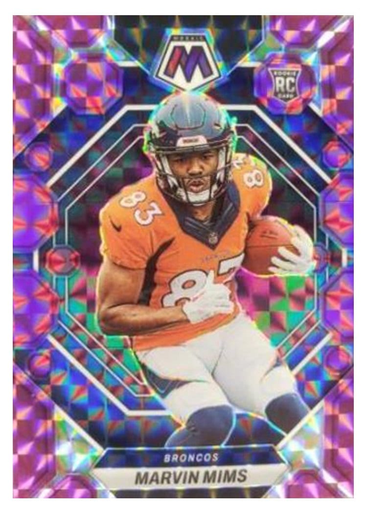 2023 Panini Mosaic Base Set Marvin Mims #346 card