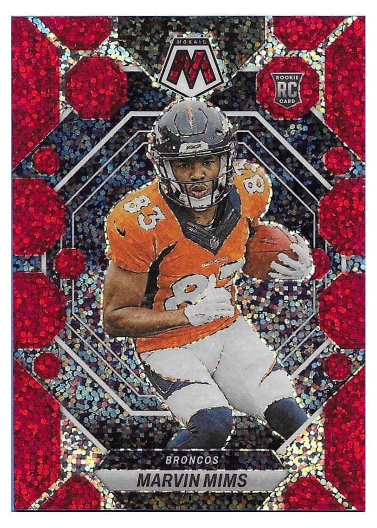 2023 Panini Mosaic Base Set Marvin Mims #346 card