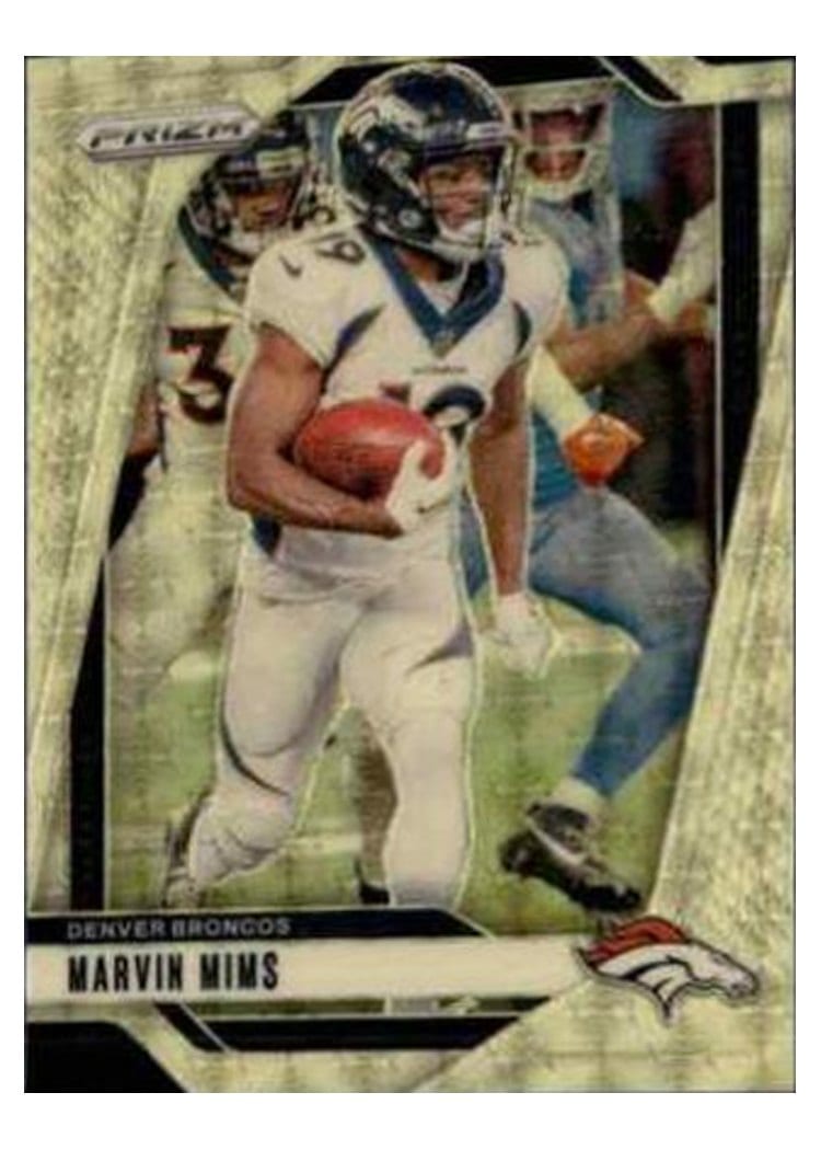 2024 Panini Prizm Base Set Marvin Mims Gold Vinyl #88 card