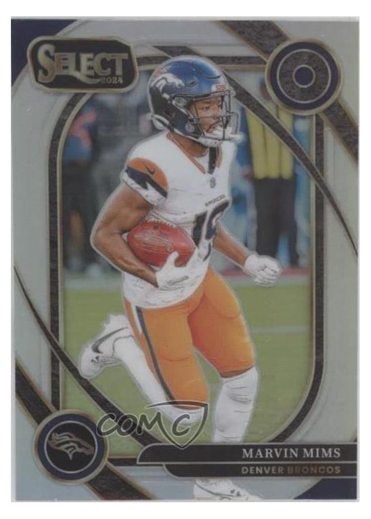 2024 Panini Select Base Set Marvin Mims Silver Prizm #281 card