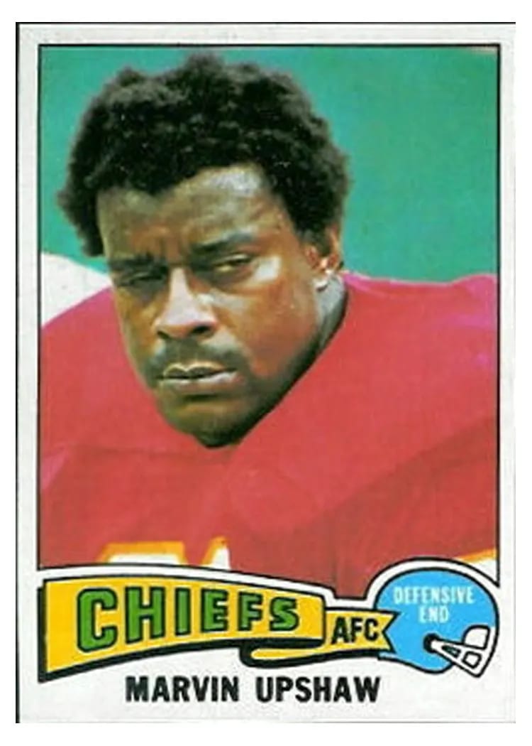 1975 Topps Marvin Upshaw #147 card