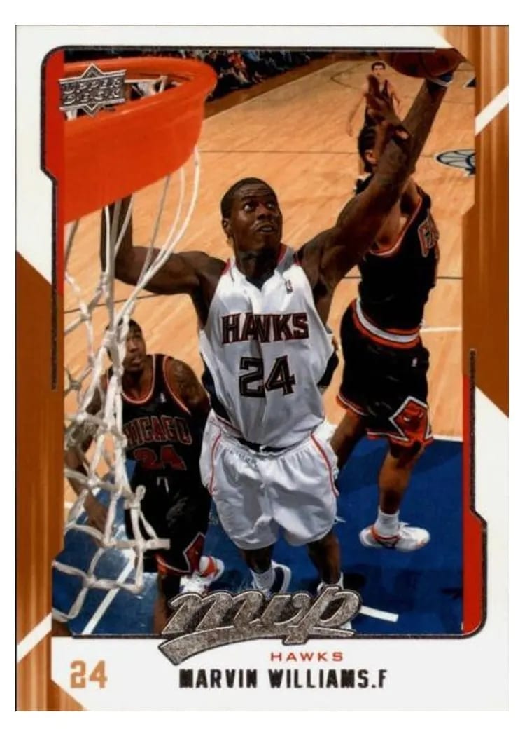 2008 Upper Deck MVP Marvin Williams #2 card