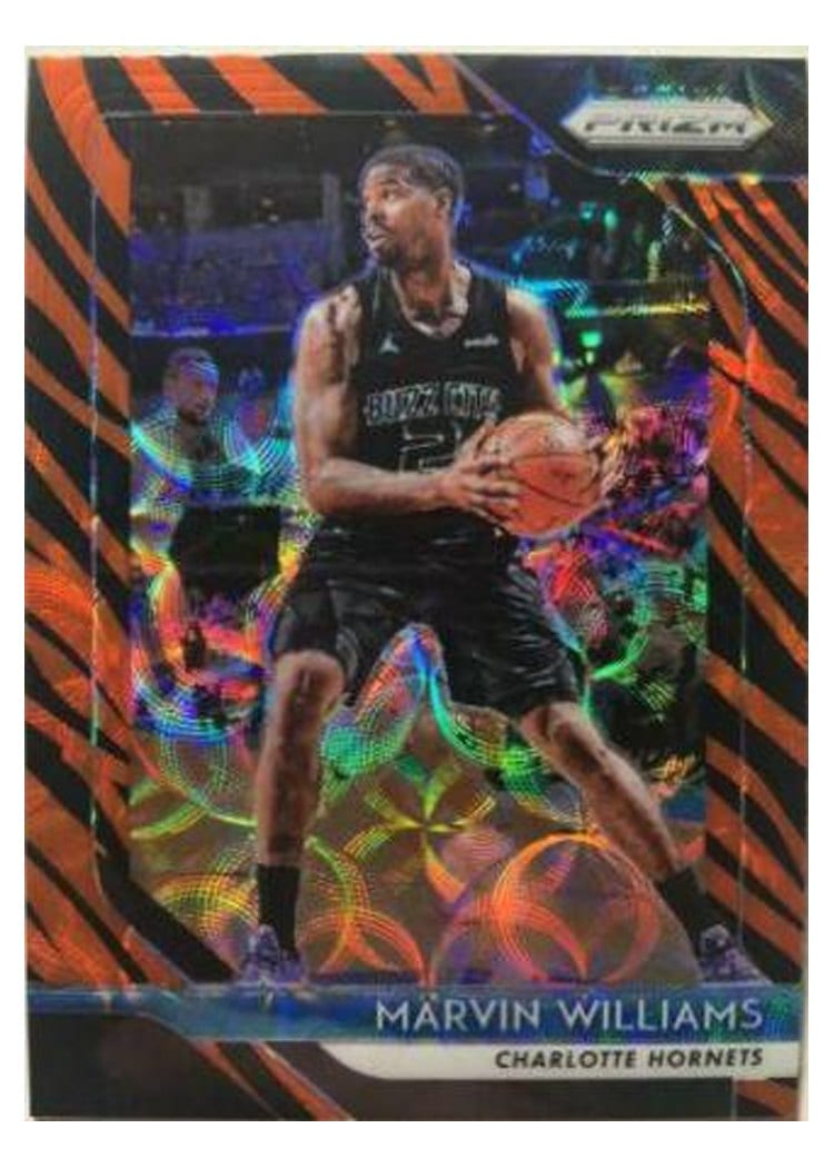2018-19 Panini Prizm Base Set Marvin Williams Tiger Stripe Choice Prizm #40