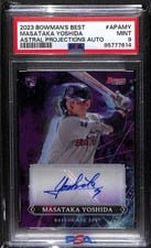 Masataka Yoshida 2023 Bowman's Best Astral Projections Autographs card