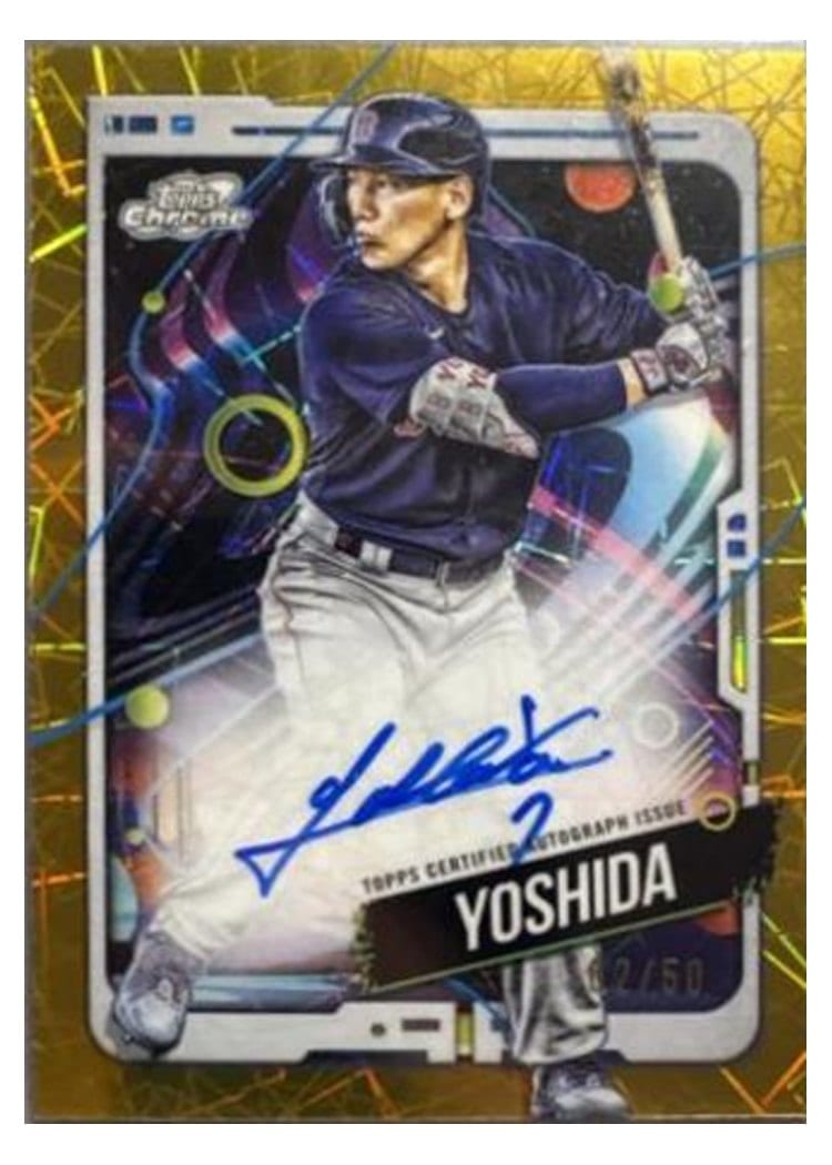 2024 Topps Cosmic Chrome Autographs Masataka Yoshida #CCA-MY card