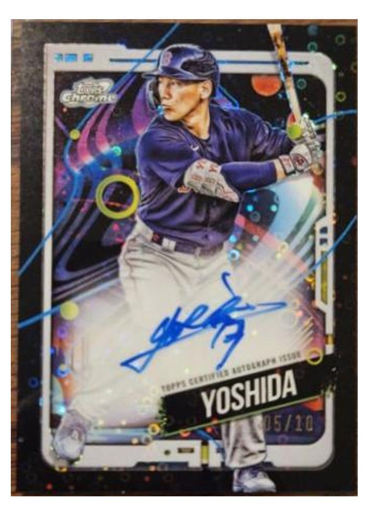 2024 Topps Cosmic Chrome Autographs Masataka Yoshida #CCA-MY card