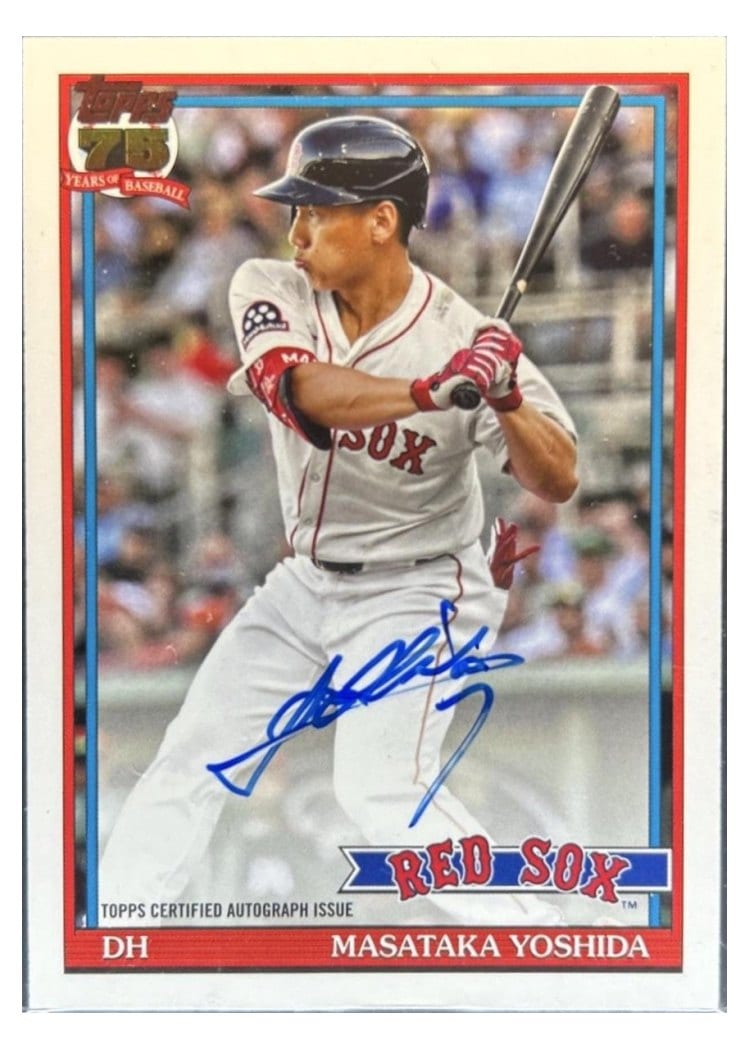 2026 Topps 1991 Topps Autographs Masataka Yoshida #91A-MY card