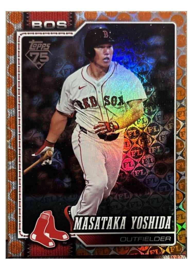 2026 Topps Base Set Masataka Yoshida Orange Holo #65 card