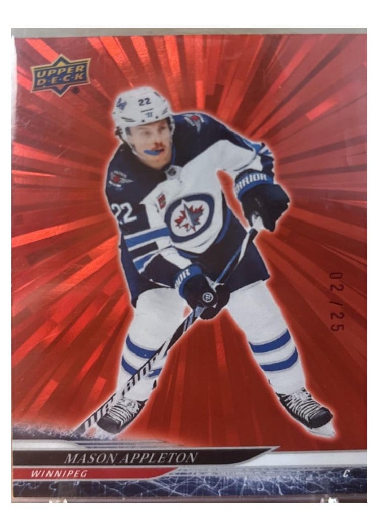 2024-25 Upper Deck Base Set Mason Appleton #196 card
