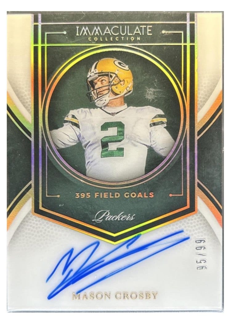 2025 Panini Immaculate Immaculate Records Mason Crosby #20 card