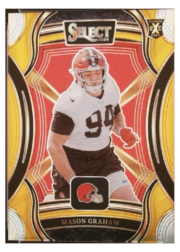 2024 Panini Select 2025 XRC Prizm Redemption Mason Graham Gold Prizm #520