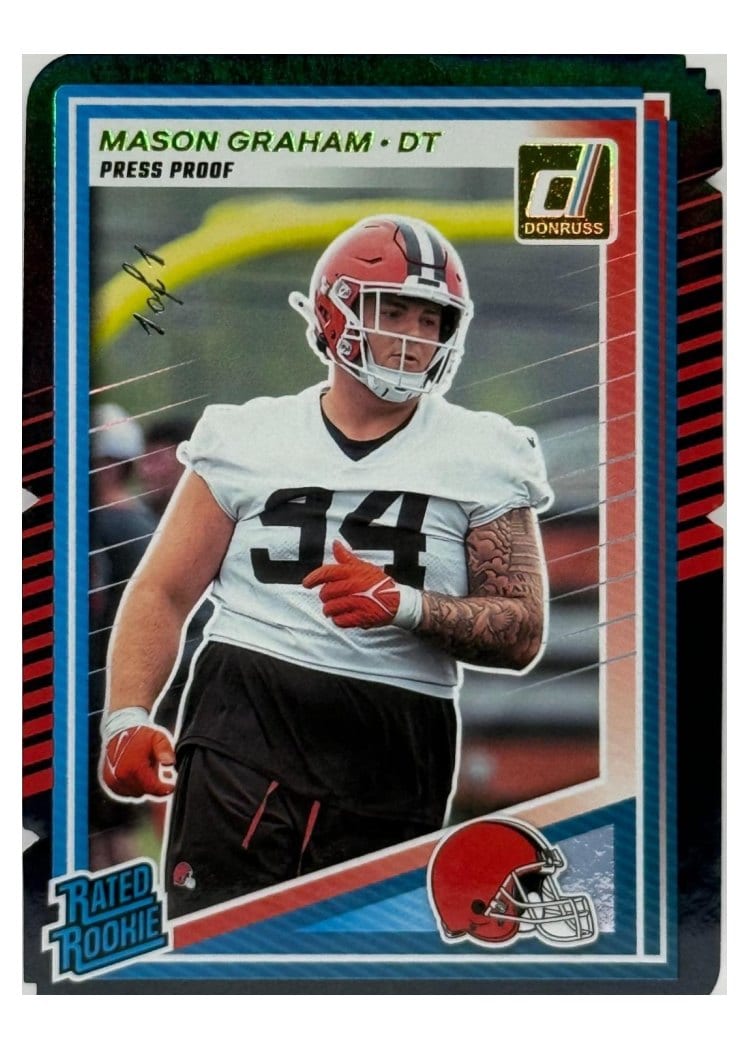 2025 Donruss Base Set Mason Graham #340 card