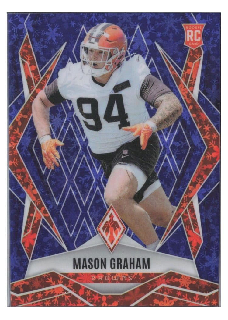 2025 Panini Phoenix Base Set Mason Graham Blue Winter #162 card