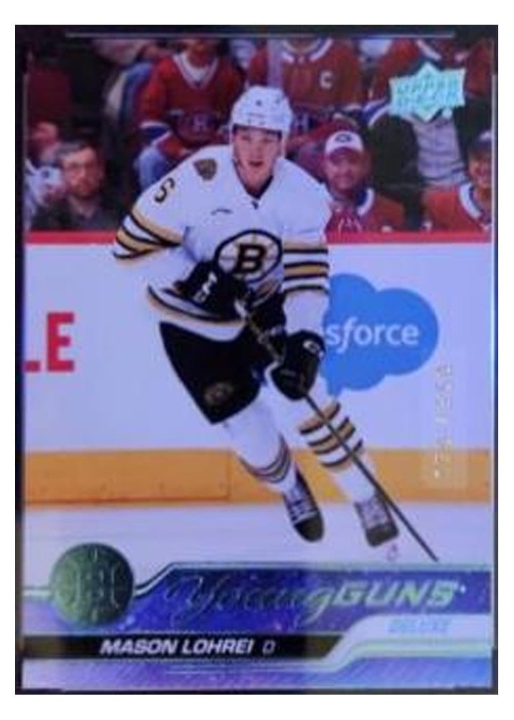 2023-24 Upper Deck Base Set Mason Lohrei #497 card