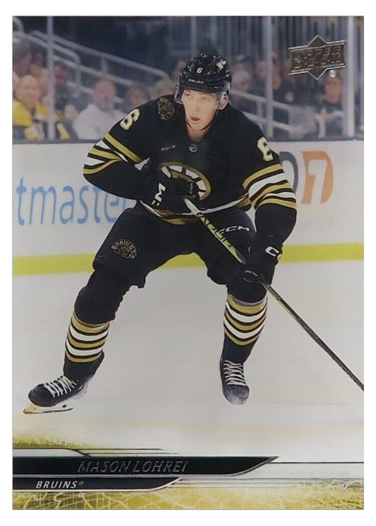 2024-25 Upper Deck Base Set Mason Lohrei Clear Cut #257 card