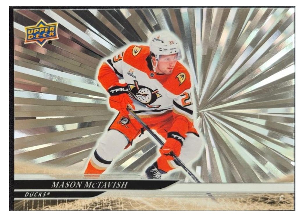 2024-25 Upper Deck Base Set Mason McTavish #504 card