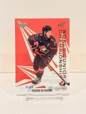 2024-25 Upper Deck Ice World Junior Championship Mason McTavish #WJC-20 card