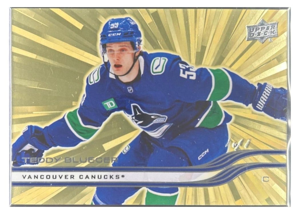 2025-26 Upper Deck Base Set Mason McTavish #1 card