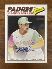 2026 Topps Heritage Real One Autographs Mason Miller #ROA-MM card