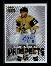 2024-25 Skybox Metal Universe Skybox Premium Prospects Auto Mason Morelli #PP-20 card