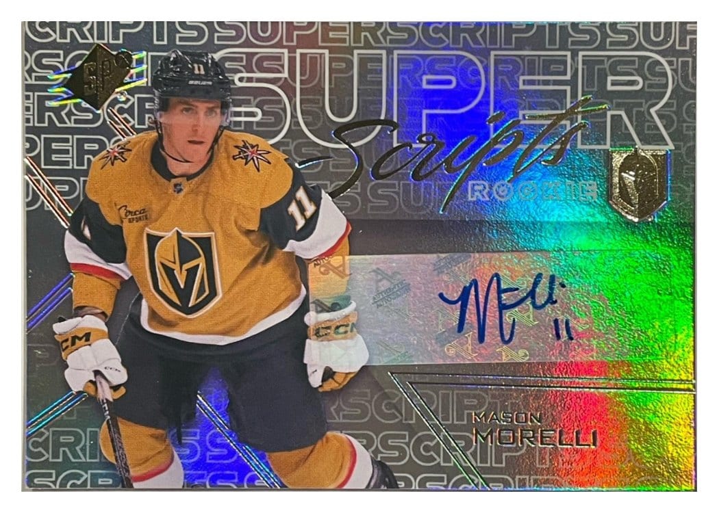 2024-25 SPx SuperScripts Rookies Mason Morelli #SSR-MM card