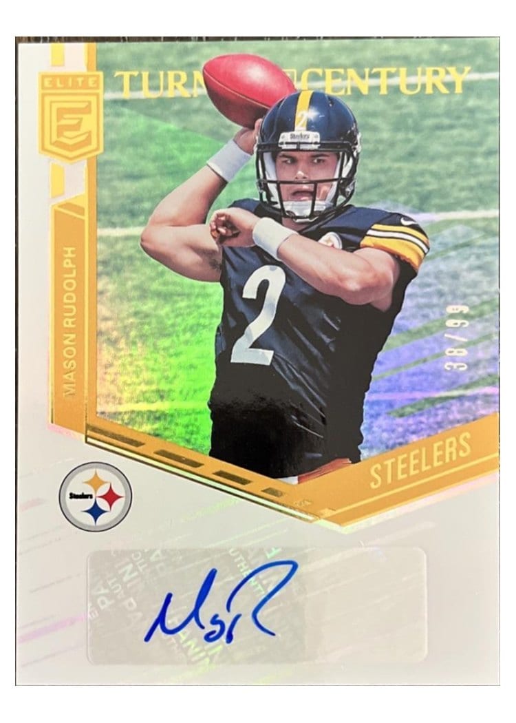 2018 Panini Donruss Elite Turn of the Century Autograph Mason Rudolph #5 card