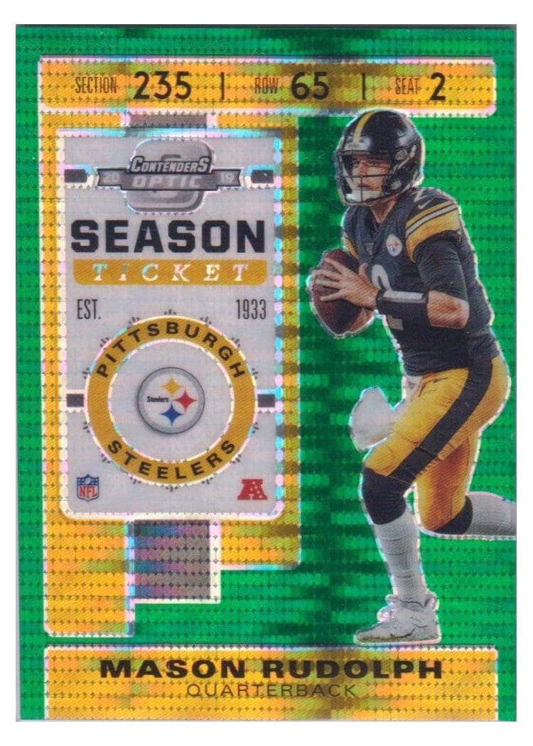 2019 Panini Contenders Optic Base Set Mason Rudolph #20 card